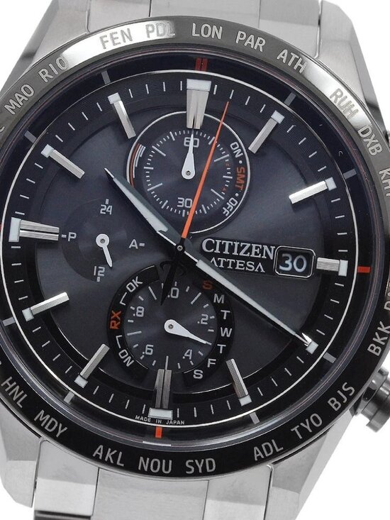 CITIZEN Atessa Actline AT8189-61E/H800-A1CN206 Solar Powered Radio Men\'s_975172 main image 11